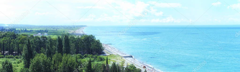 Abkhazia sea and beach