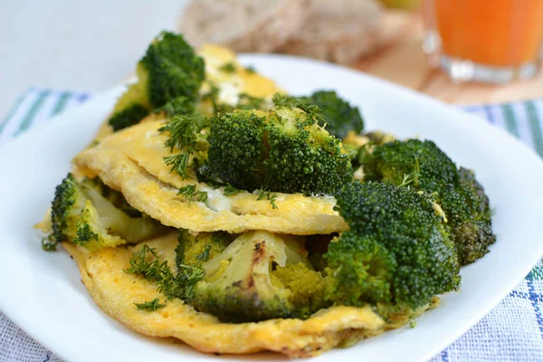 Brokoli ile omlet