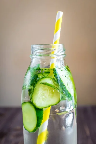 Detox water infused with fruits