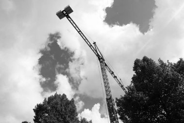 Vinç Sanayi İnşaat gökyüzü metal makine