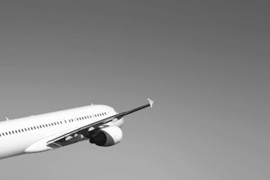 Uçağın arka planda gökyüzü uçuş seyahat etmek ulaşım uçak