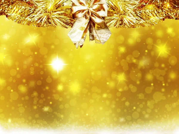 Christmas background snow gold yellow blue red texture decoration — Stock Photo, Image