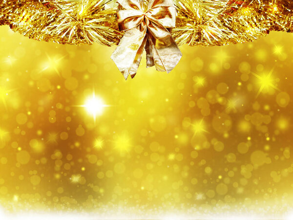 Christmas background snow gold yellow blue red texture decoration