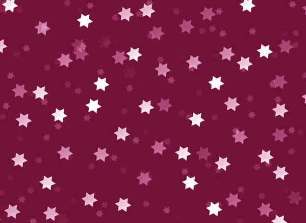 Natal fundo neve textura ouro azul vermelho estrelas — Fotografia de Stock