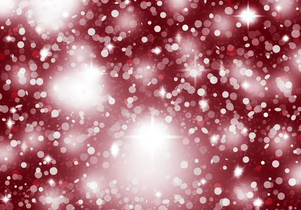 Vánoční pozadí sněhu textury zlatých modré červené hvězdy — Stock fotografie