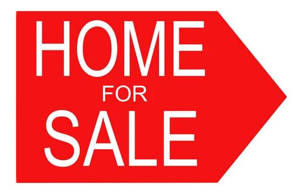 Home Sale Red Concept — Stock Photo, Image