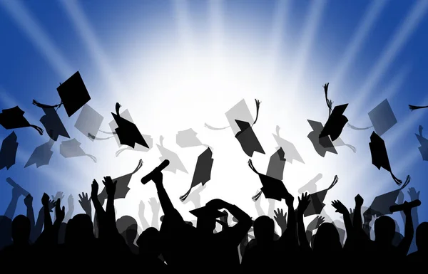 Universidade Estudantes Pós Graduação Escola — Fotografia de Stock