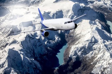 Uçak uçuş dağ seyahat