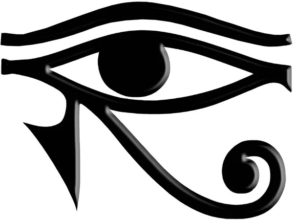 Oog Van Horus Egyptische Symbool — Stockfoto