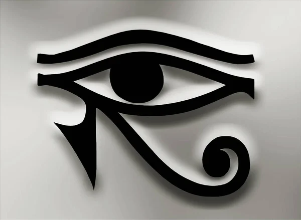 Oog Van Horus Egyptische Symbool — Stockfoto