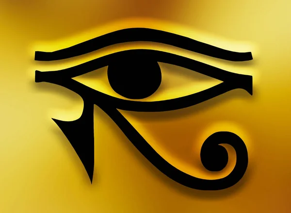 Oog Van Horus Egyptische Symbool — Stockfoto