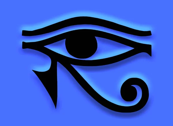 Oog Van Horus Egyptische Symbool — Stockfoto