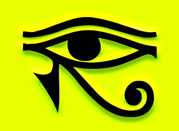 Auge Des Horus Ägyptisches Symbol — Stockfoto