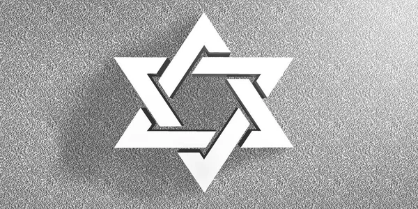 데이비드 유태인 종교의 표시의 — 스톡 사진