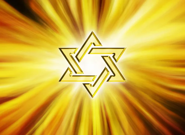 Estrela David Fundo Judaico Sinal Religião — Fotografia de Stock