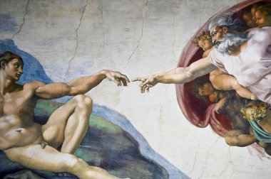 Roma İtalya 08 Mart Adam Michelangelo tarafından yaratıldı