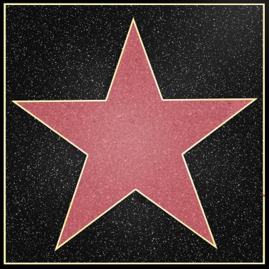 Hollywood Star Çerçeveli Bulvarı 3D Hazırlama