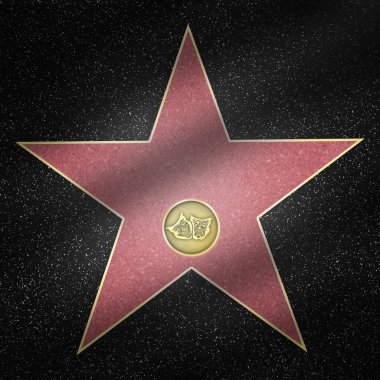 Hollywood Star Çerçeveli Bulvarı 3D Hazırlama