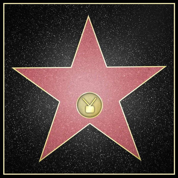 Hollywood Star Framed Boulevard Rendering — Stockfoto