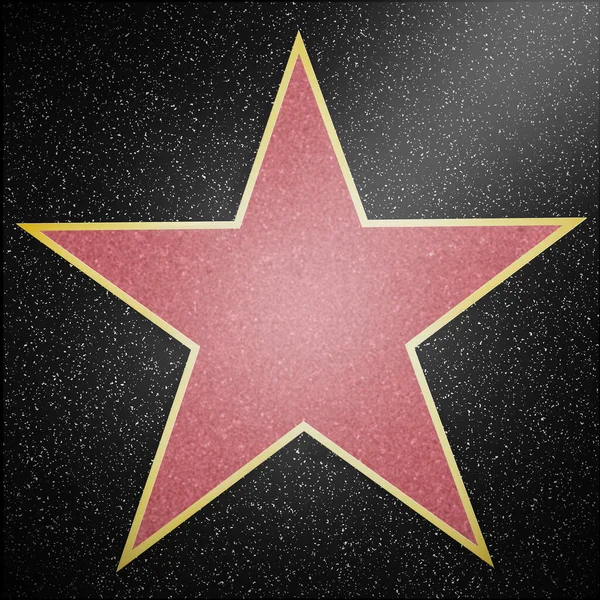 Hollywood Star Framed Boulevard Rendering — стокове фото