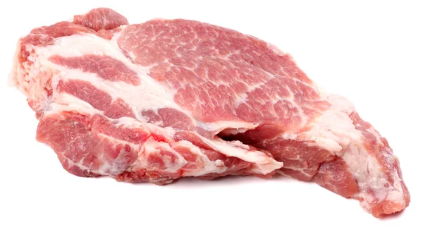 Fresh raw meat isolated on white — Stock Photo, Image