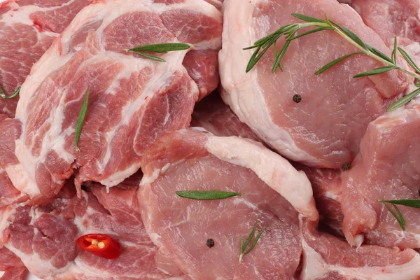 Pedaço de carne crua fresca — Fotografia de Stock