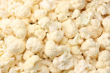 Karnabahar dokusu. Karnabahar arka planı. Karnabahar yakın çekim dokusu 