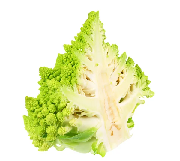 Romanesco broccoli isolerad på vit bakgrund. Blomkål. — Stockfoto