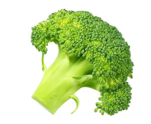 Verse groene broccoli geïsoleerd op witte achtergrond — Stockfoto