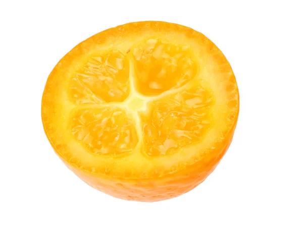 Cumquat ou kumquat isolé sur fond blanc — Photo