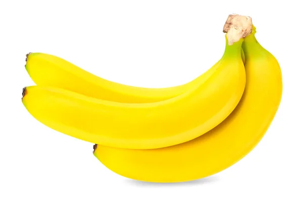 Verse Banaan Geïsoleerd Witte Achtergrond Gezond Voedsel — Stockfoto