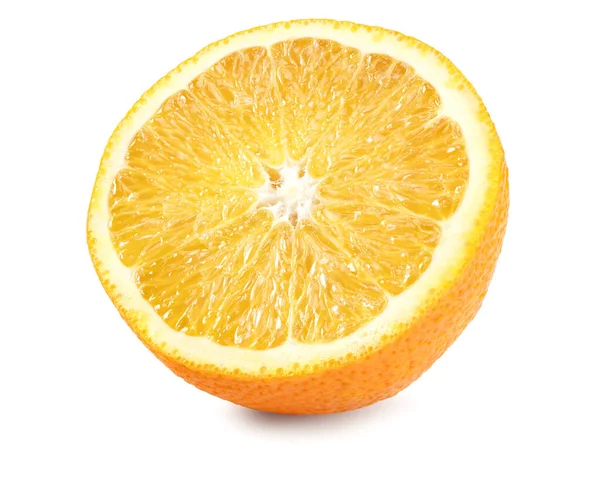 Оранжевый Белом Фоне — стоковое фото