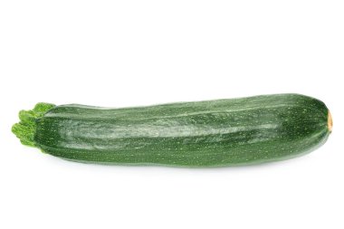 Taze yeşil kabak beyaz arkaplanda izole edildi