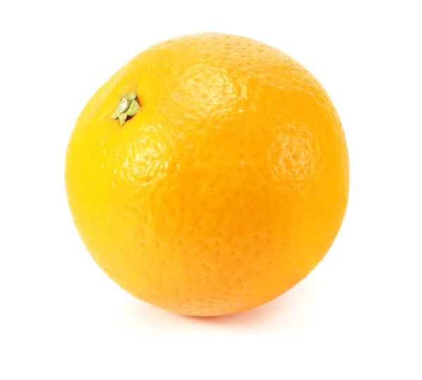 Одиночні Апельсинові Фрукти Ізольовані Білому Тлі Здорова Їжа — стокове фото