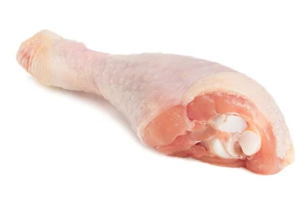 Patas Pollo Crudas Aisladas Sobre Fondo Blanco — Foto de Stock