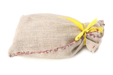 çuval oyuncağı beyaz arkaplanda izole edildi