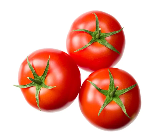 배경에는 토마토가 분리되어 있습니다 — 스톡 사진
