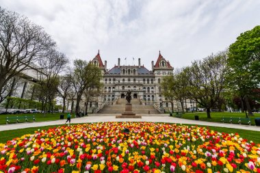 Doğu Capitol Park Albany, New York Capitol Binası alanında