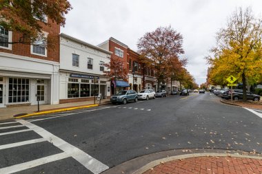 Sırasında yüksek sonbahar renk Maryland şehir Easton