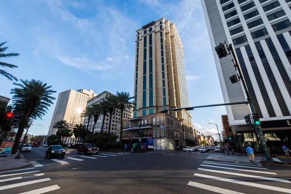 Canal Street in Downtown New Orleans (Louisiana) — Stockfoto