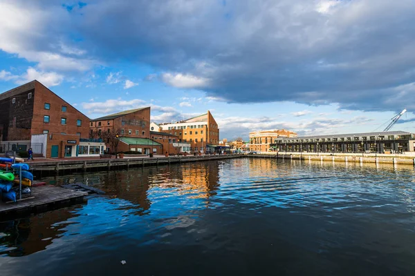 Downtown Fells Point en Baltimore, Maryland — Foto de Stock