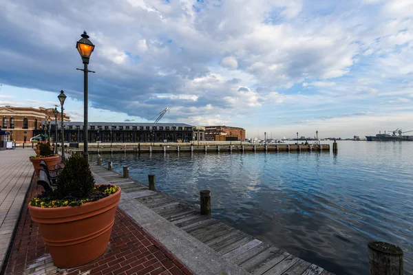 Downtown Fells Point w Baltimore, Maryland — Zdjęcie stockowe