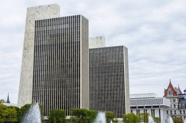 Albany, New York Capitol Hill'de hükümet binaları