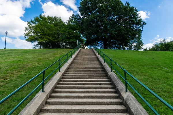 Federal Hill Park näkymät Batimoreen, Marylandiin — kuvapankkivalokuva