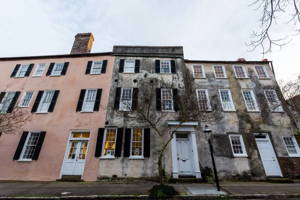 Centre-ville historique Charleston Caroline du Sud un jour chaud — Photo