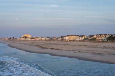 Sandy Beach ventnor City plaj new jersey, atlantic City'de bir