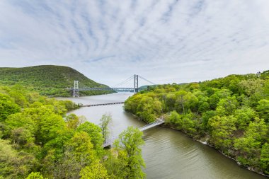 Manzarası Bear Mountain State park üzerinden Fort Montgomery Upst içinde