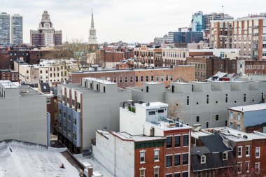 Şehrin manzarası philadelphia, Pennsylvania'dan Benjamin Fra