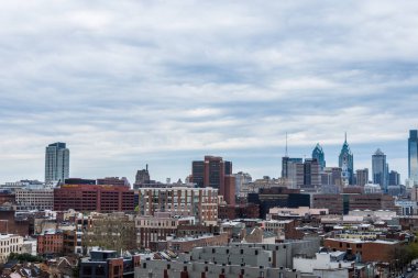 Şehrin manzarası philadelphia, Pennsylvania'dan Benjamin Fra