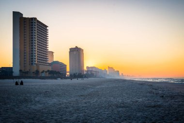 Panama City Beach, Florida, gündoğumu manzarası